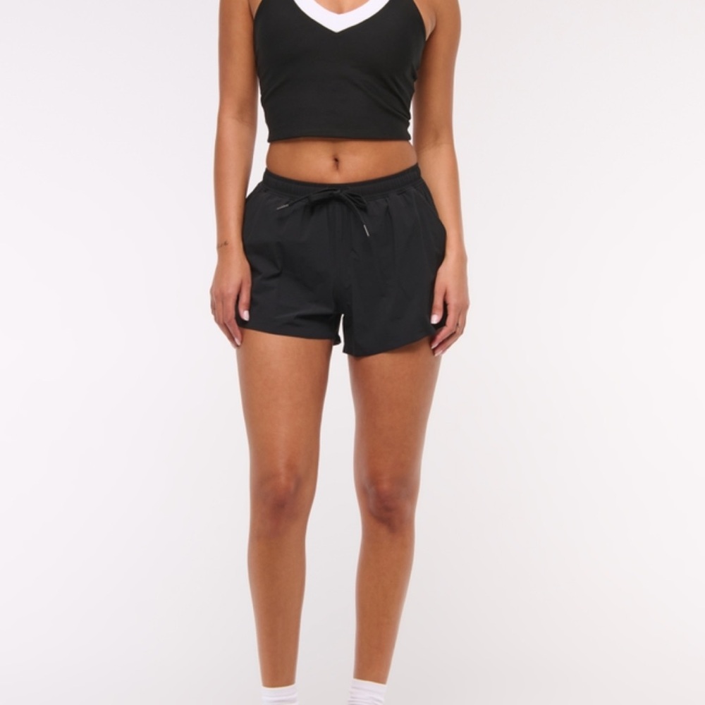 Abercrombie & Fitch Tan Women's Athletic Shorts